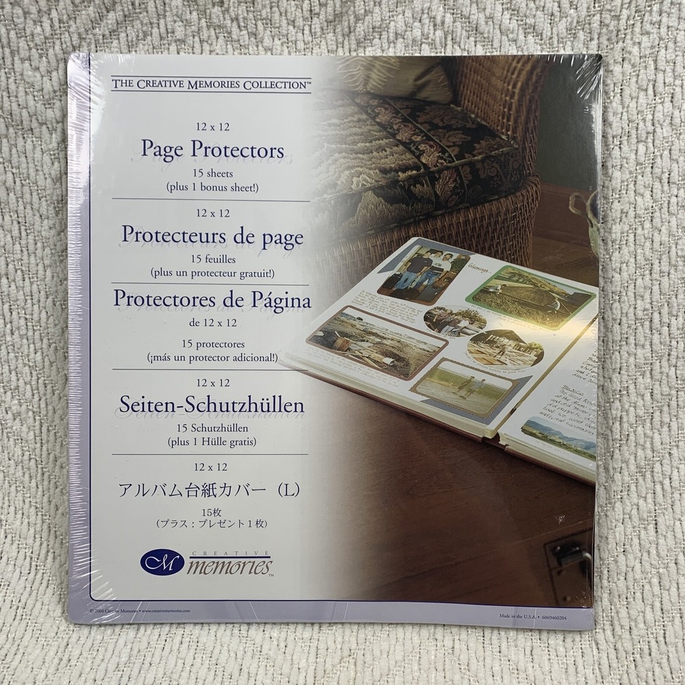 The Creative Memories Collection‎ 12 x 12 Page Protectors 15 Sheets Plus 1 Bonus
